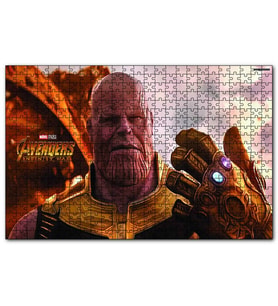 Cakapuzzle  Avengers Infinity War Thanos  Puzzle Yapboz MDF (Ahşap) (120 Parça)