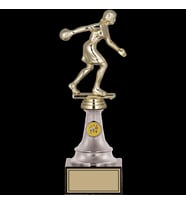 ODAK KUPA - Figürlü Kupalar - Bowling Kadın Figürlü Kupalar FG-010 A - 27 cm