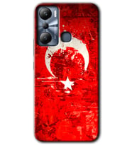 İnfinix Hot 20i Kılıf HD Desen Baskılı Kılıf - Albayrak 2