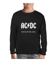 AC DC - Back in Black 2 Siyah Çocuk Sweatshirt