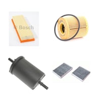 Bosch Filtre Bakım Seti Citroen C3 1.4 Benzinli 2009-2017 Hava + Yağ F + Yakıt F. + Polen Bosch