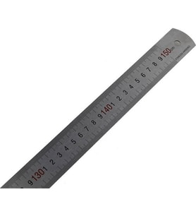 İşkur Makina Metal Paslanmaz 150Cm Çelik Cetvel Metre
