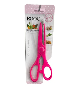 Rooc 9110 Çok amaçlı Mutfak Makası - 25 Cm. - Pembe