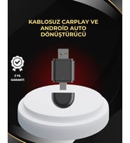 Kablosuz Carplay Ve Android Auto Dönüştürücü – Usb-a & Type-c Girişli Akıllı Adaptör