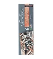 Cretacolor Oil Pencils Drawing Set Yağlı Çizim Kalemleri 6lı Metal Kutu 40007