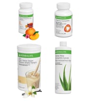 Set - 1 Vanilya - 1 Şeftali Çay + Aloe Içecek + Thermo