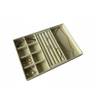 Lizbon Model Süet Kumaş Krem Renk 24/34 CmTakı Sergileme Standı