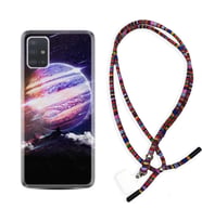 Samsung a71 A72 A73 A7 A9 2018 C7 C9 Kılıf Boyun Asklı Rasta Silikon Super Planet 1797