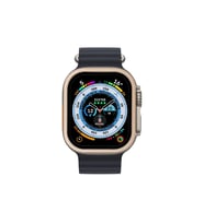 Watch Ultra 49mm Alüminyum Kasa Cam Ekran Koruyucu - Gold