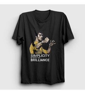 Presmono Unisex Siyah Brilliance Bruce Lee T-Shirt 256625tt