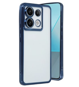 Pilelistore   Xiaomi Redmi Note 13 Pro 5G Kılıf  Lensli Silikon - Sierra Blue