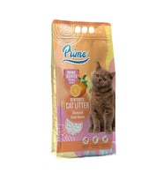 Prime Bentonit Portakal Kokulu Topaklaşan KALIN Kedi Kumu 5 Lt