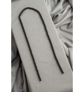Hematit Doğal Taş Siyah Rondela Kesim 2x4mm Dizi