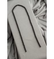 Hematit Doğal Taş Siyah Rondela Kesim 2x4mm Dizi