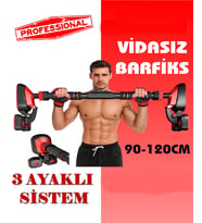 3POD 3 Ayaklı 92-120CM Koridor Kapı Barfiksi Barfix Aleti Çubuğu Çekme Barı Demiri Bar BARFİX