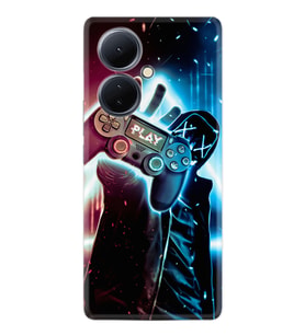 Vivo V29 Lite Kılıf Silikon Desen Özel Seri Play Me 1757