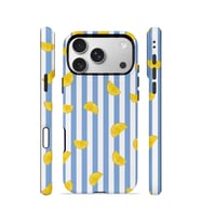 iPhone 17 Pro Vorian Çift Katmanlı Kılıf Lemon Confetti Blue