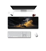 SonicTouch Klavye Mousepad 32x70cm Dikişsiz Pürüzsüz Sıvı Geçirmez Kaymaz Taban Yıldızlara Yolculuk