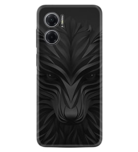 Xiaomi Redmi Note 11E Kılıf Resimli Desenli Baskılı Silikon Black Fox 1325