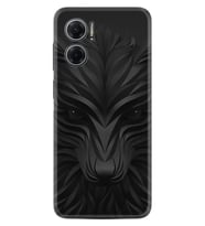 Xiaomi Redmi Note 11E Kılıf Resimli Desenli Baskılı Silikon Black Fox 1325
