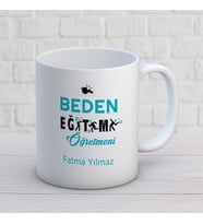 Kişiye Özel Meslek Beden Eğitimi Öğretmeni Hediyelik Kupa Bardak