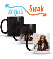 Jack Sparrow Sihirli Kupa Bardak Porselen