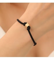 14 Ayar Altın Unisex Spor İpli Küp Altın Bileklik