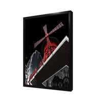 Fransa Moulin Rouge Çerçeveli Mdf Tablo