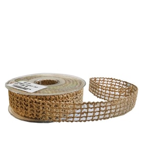 Kurdele Kanaviçe File Modeli Naturel 2 Cm (10 Metre)