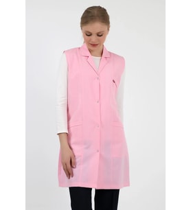 Kadın Kolsuz Önlük - Pembe