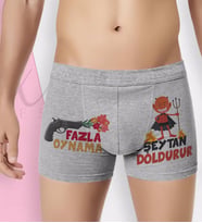 BK Gift Özel Tasarım Eğlenceli Erkek Boxer Serisi - Model 26