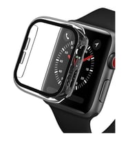 MI7A Apple Watch 40 mm Uyumlu Ekran ve Kasa Koruyucu Kılıf Sert Pc Şeffaf