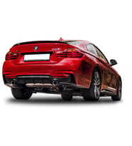 Bmw 4 Serisi F32 Cope Uyumlu Sağ-Sol Tek Çıkışlı Arka  Difüzör (Plastik)