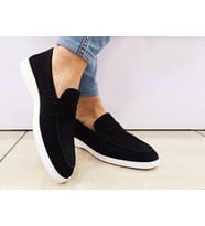 Hakiki Deri Süet  Erkek Günlük Ayakkabı Loafer Ayakkabı 