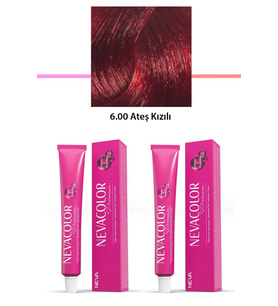 2 li Set Premium 6.00 Ateş Kızılı - Kalıcı Krem Saç Boyası 2 X 50 g Tüp
