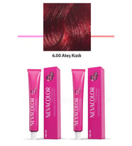 2 li Set Premium 6.00 Ateş Kızılı - Kalıcı Krem Saç Boyası 2 X 50 g Tüp