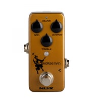 NUX NOD-1 Horseman Overdrive (Profesyonel - Klon Centaur Clone)  Efsanevi Gold ve Silver Modları, Transparent Overdrive Karakteri, Voltajı Dahili Olarak 18V'a Yükseltme  Ölçüler: 94 x 51 x 53 mm