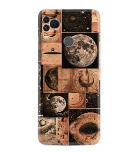 X400 Kılıf Hayat Serisi Desenli Retro Moon - Barkod No 2029