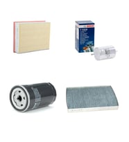 Bosch Filtre Bakım Seti Audi A4 1.6 2.0 Benzinli 2001-2008 Hava + Yağ F + Yakıt F. + Polen Bosch