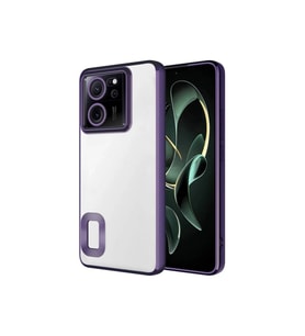 Xiaomi Mi 13T Uyumlu Kılıf Kamera Korumalı Logo Gösteren Zore Omega Kapak