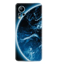 Infınix Note 12 Kılıf Silikon Desen Özel Seri Blue Planet 1610