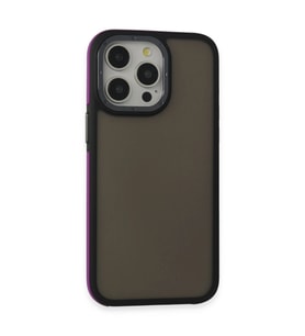 Northcity iPhone 15 Pro ile Uyumlu Harvel Kapak - Derin Mor Şık ve Dayanıklı Kılıf