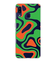 Samsung Galaxy M10s Kapak Renkli Desen Tasarımlı Şeffaf Silikon Kılıf