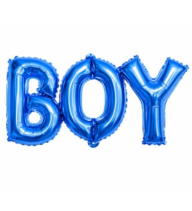 Cinsiyet Partisi Boy Yazısı Folyo Balon