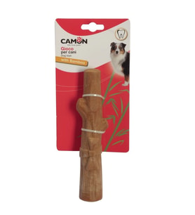 Camon Dal Şeklinde Dayanıklı Bambu Köpek Oyuncağı: Diş Masaj Etkili Ağız Sağlığı Oyuncağı