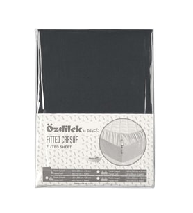 Özdilek Fitted Lastikli Çift Kişilik Çarşaf Seti (160x200)-Antrasit
