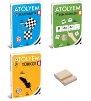 LGS 8. Sınıf Matematik Fen Bilimleri ve Türkçe Atölyem 3lü Set