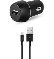 T.TEC 2CKS20LS SmartCharger 2.1A Araç Şarj Aleti Siyah iPhone Lighting Kablolu