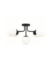 Zarate 5 Başlıklı Plafonyer Avize RA-AVZ- 5749-82-60 (Siyah)