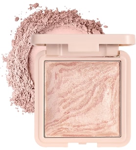 Cosmetics Marble Baked Blusher Fırınlanmış Allık & Aydınlatıcı - 01 Moondust